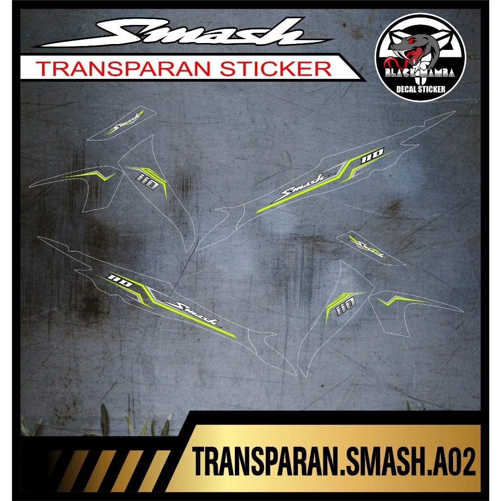 Striping Smash 110 Sticker List Variasi Suzuki Smash 110