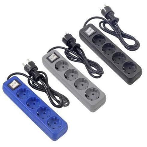 LOYAL Stop Kontak Colokan Listrik 4 Lubang 3Meter Loyal Osaka