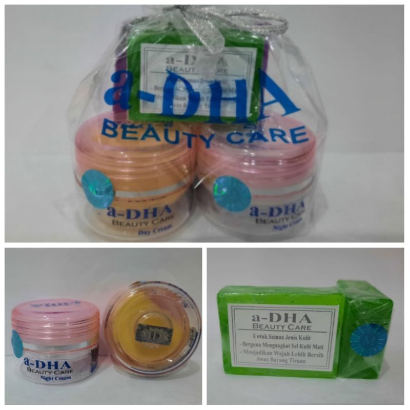 BISA COD Cream a-DHA Pink Original MDS Holo Biru Emboss / ADHA Pink Ori MDS Emboss