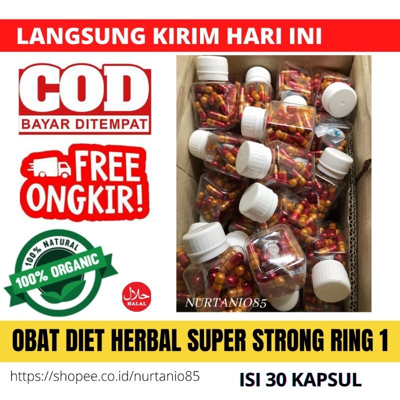 Phelansing ring 1 Badan Obt Diet Herbal Ampuh - Obat Phelansing Diet Herbal Pil Super Strong Botol P