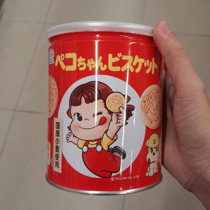 Fujiya Peko Biskuit Kaleng Import 100gr