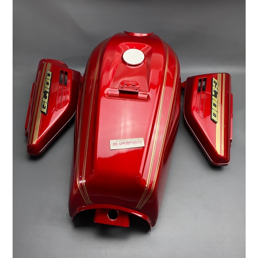 PROMO Paket Tangki tengki gl 100 pres pabrik set bok aki gl 100  bok aki gl 100 striping gl 100 mera