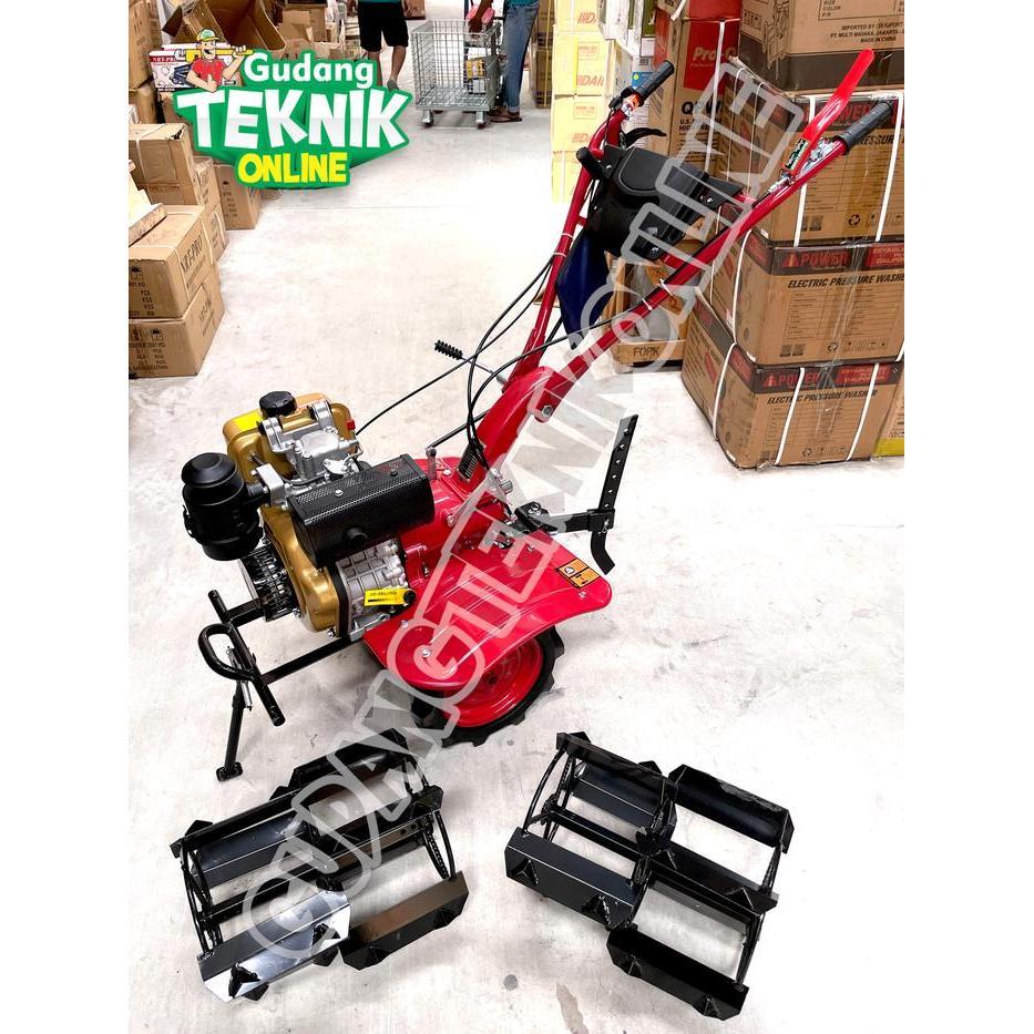 Mesin Traktor Mini Cultivator MAESTRO DZ100T DZ135T SOLAR DIESEL - DZ135T
