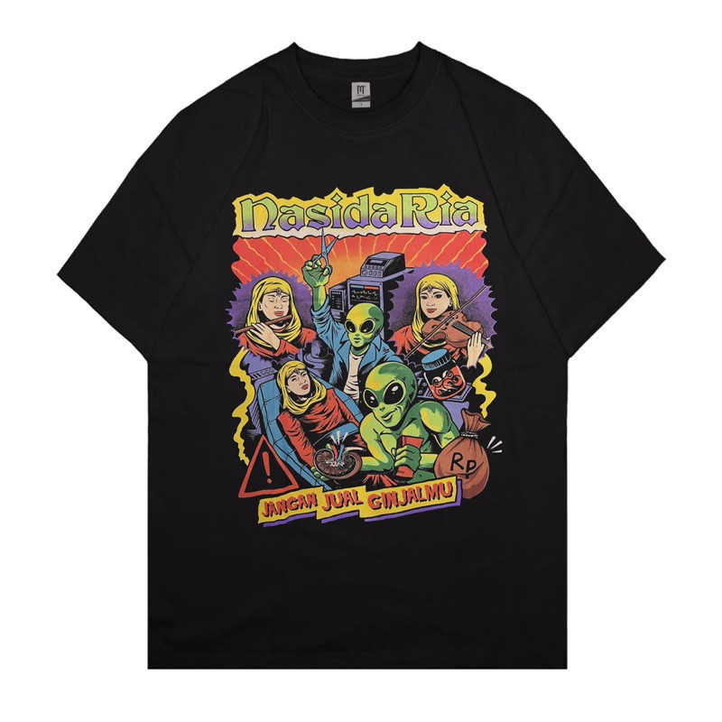 XtremeMerch Nasida Ria "Jangan Jual Ginjalmu" Oversized Kaos 100% Original Tshirt