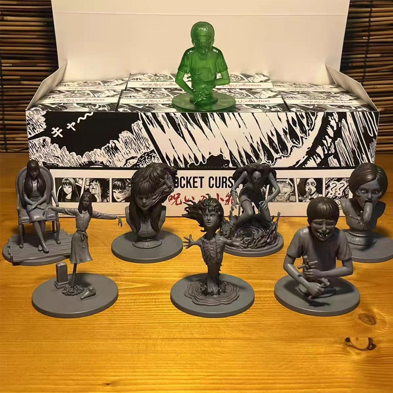Original Junji Ito Figure Curse Terror Horror Comic Tomie Slug Girl Blind Box Toy Collection Ornamen