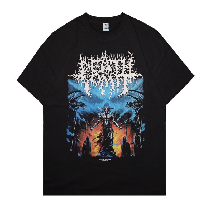 XtremeMerch Death Vomit "Divine Heretic" Oversized Kaos 100% Original Tshirt