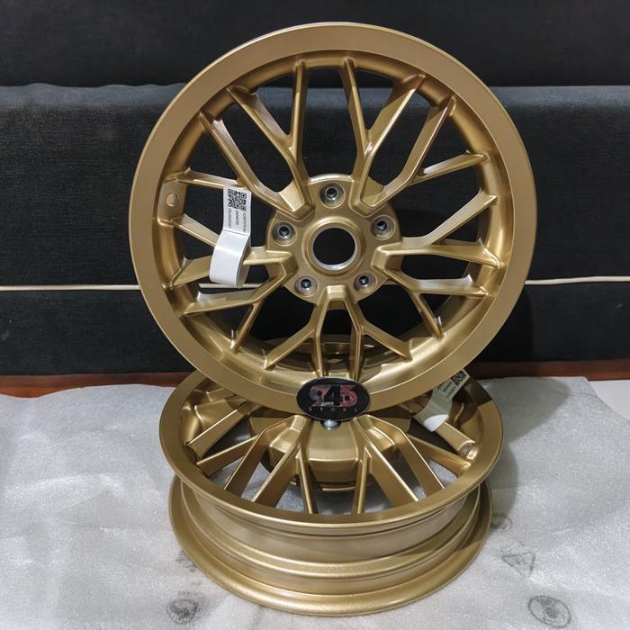 Velg Vespa Sprint / Primavera Gold Y Spoke Ring 12 Accesories Original Piaggio TERBAIK...