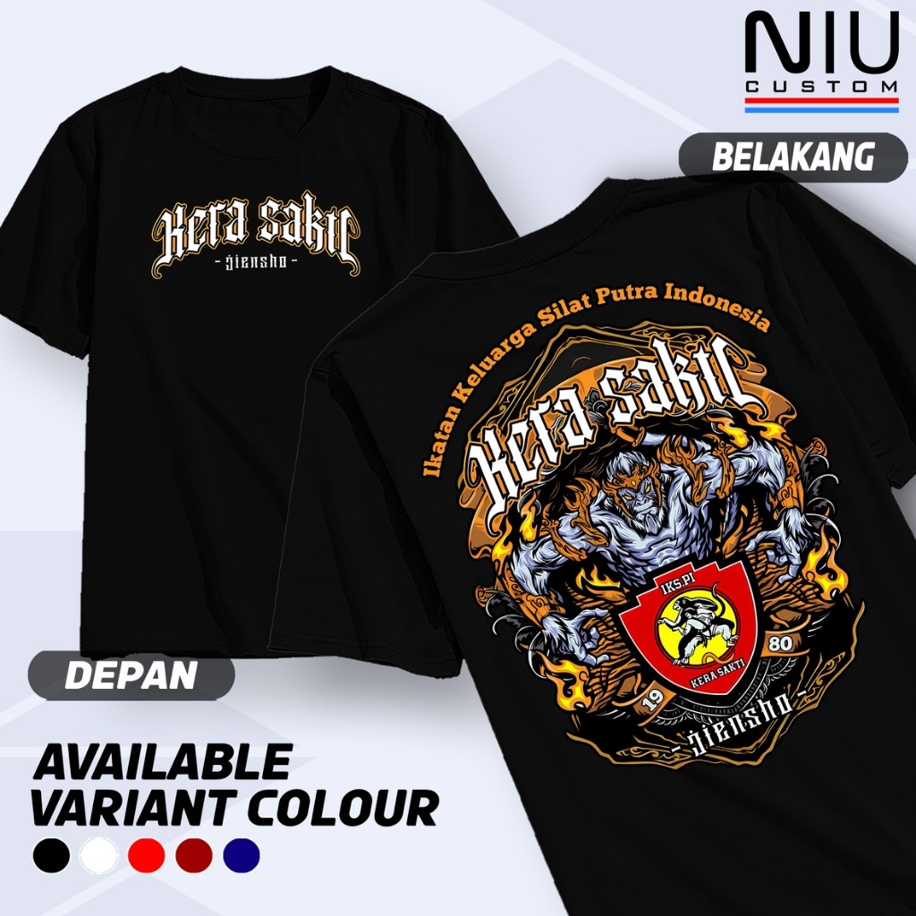 Kaos Ikspi Kera Sakti Pasker Tshirt Perguruan Silat Distro Keren Baju Pencak Silat Terbaru Unisex