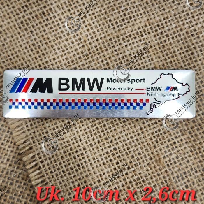 EMBLEM BMW M PERFORMANCE ALUMUNIUM EMBLEM PLATE BMW MOTORSPORT M3 - MODEL 5 best