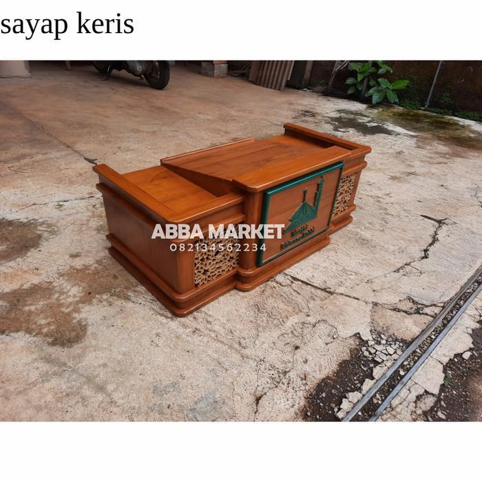 meja majelis + mimbar duduk + meja ngaji + podium + mimbar + mihrab SY22