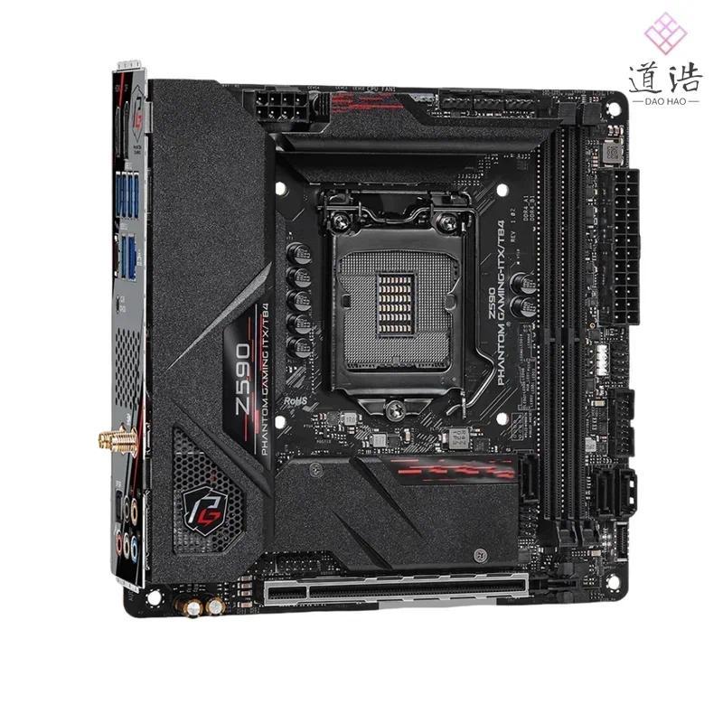 For Asrock Z590 PHANTOM GAMING-ITX/TB4 Motherboard 64GB LGA 1200 DDR4 Mini-ITX 17*17 Z590 Mainboard 
