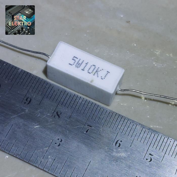5W10KJ 5W 10K ohm R Resistor Kapur 5watt 10Kilo J 10KR 10KJ 5 w watt 10KOhm 10 Kilo - 10 pcs TERBAIK