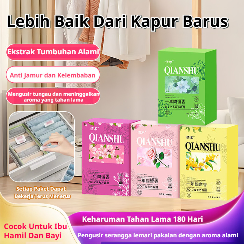 [Aroma Segar & Anti Ngengat] Kamfer Wangi Aroma Bunga Kantung Pengharum Lemari Penghilang Bau/Anti J