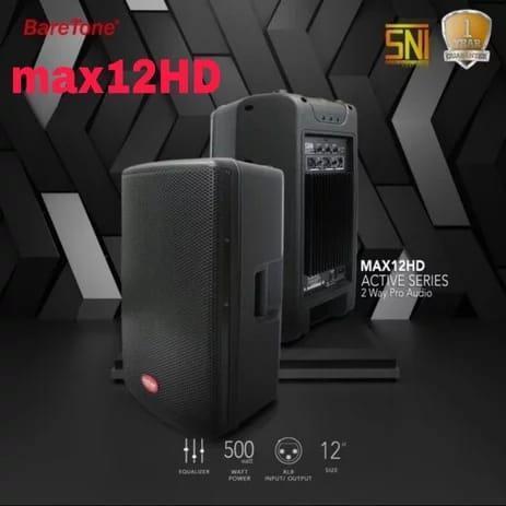 SPEAKER AKTIF BARETONE 12 INCH MAX12HD SPEAKER AKTIF BARETONE ORIGINAL