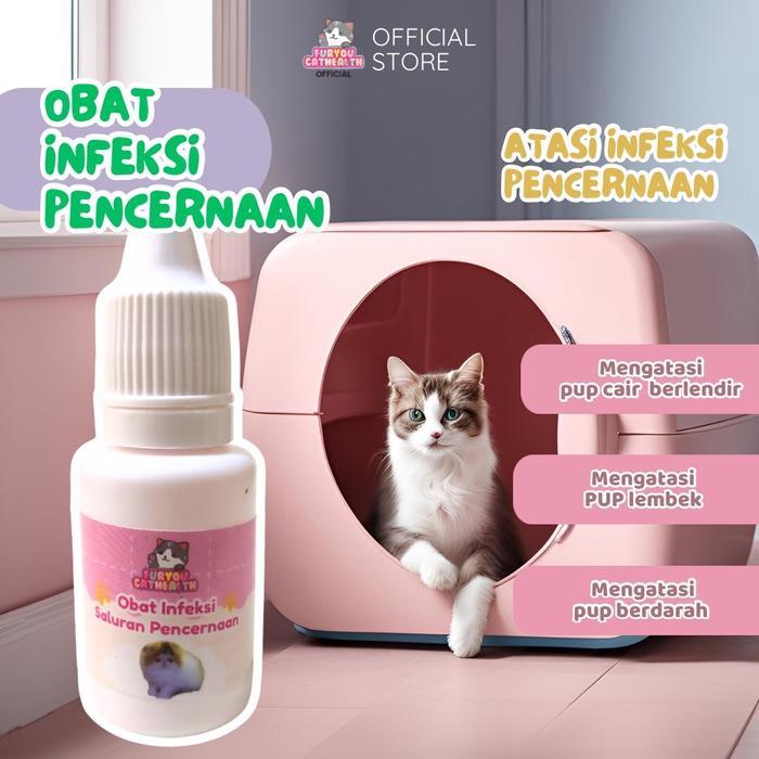 Furyou Pup Berdarah dan Berlendir Anabul obat infeksi pencernaan  pup berdarah kucing - -