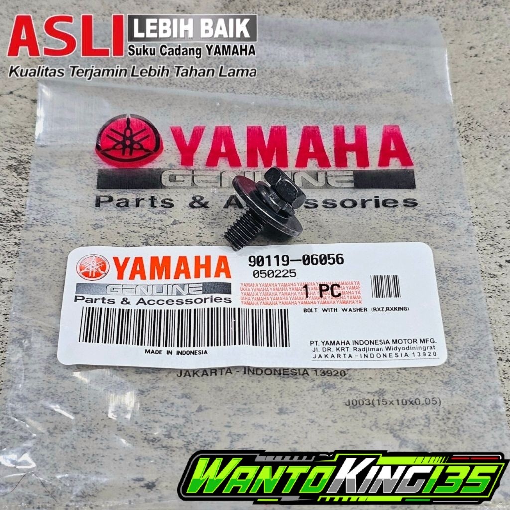 BAUT SPAKBOR BELAKANG KOLONG TENGAH RX KING RXK RXS ORIGINAL YAMAHA | 90119-06056