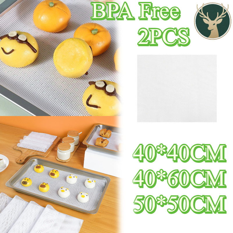 (BPA Free Food Grade) 2PCS Perforated Silicone Dimsum Steam/ Alas Kukus Anti Lengket / Alas Kukusan 