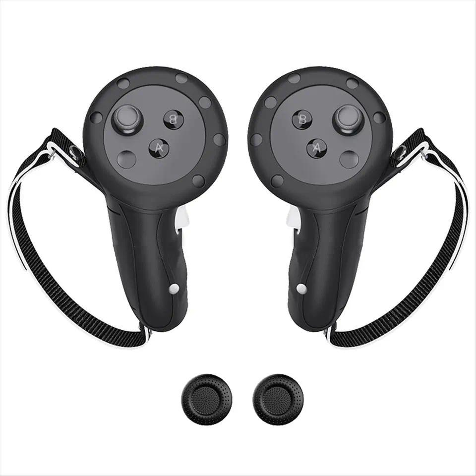CCDDBG Silicone Grip Cover for Meta Quest 3/3S VR with Battery Replacement Opening Cover for Meta Qu