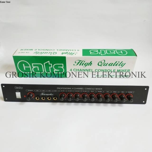 Kit Mixer 4 Channel Plus Digital Echo Dan Tone Control Murah Berkualitas