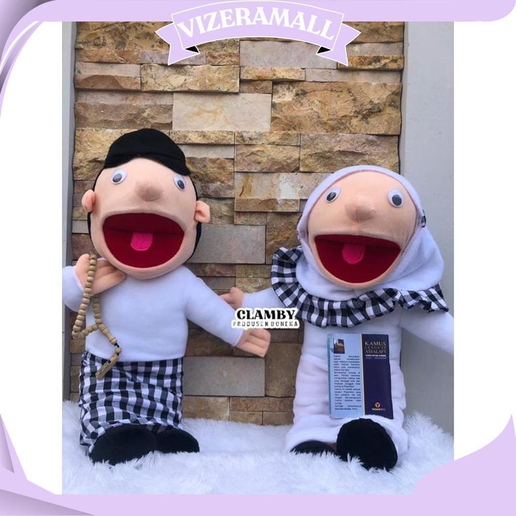Boneka Muppet Mainan Anak Mainan Edukasi Boneka Dongeng Muppet Santri Perempuan Santri Laki - Laki C