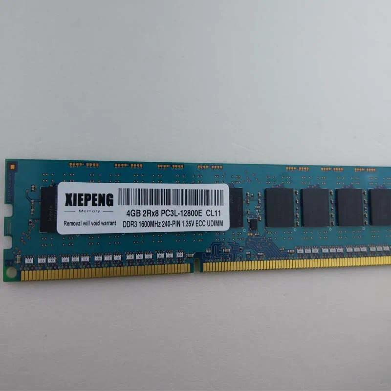 Server RAM DDR3L 4GB 1600MHz 8GB 2Rx8 PC3L-12800E Memory 8G 1600 DDR3L ECC PC3 12800 1.35V low volta