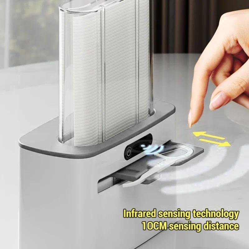 Automatic Floss Pick Dispenser Infrared Sensing Auto Electric Dispensing Floss Holder With 100 Floss