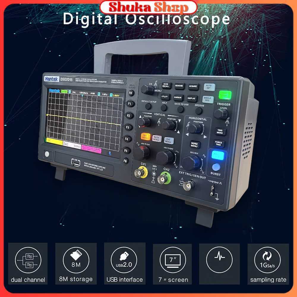 Digital Storage Oscilloscope Signal Generator with P4100 Probe - DS02D15