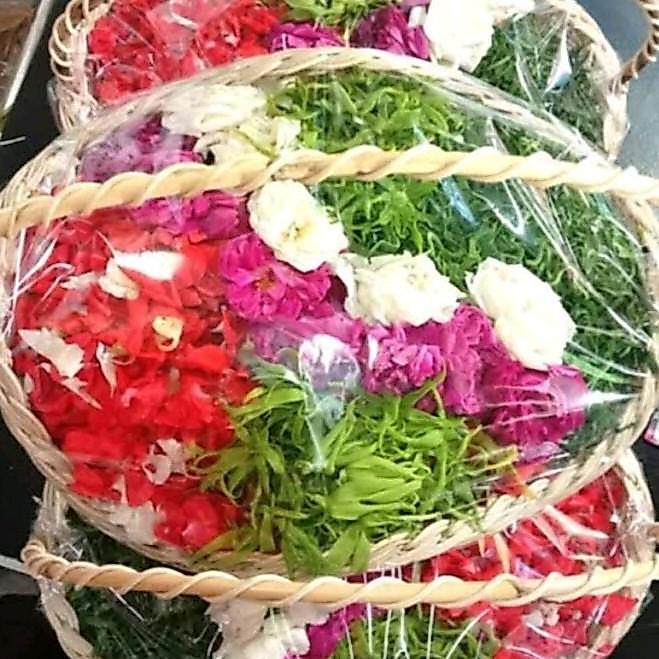 Bunga 7 rupa keranjang / kembang 7 rupa keranjang