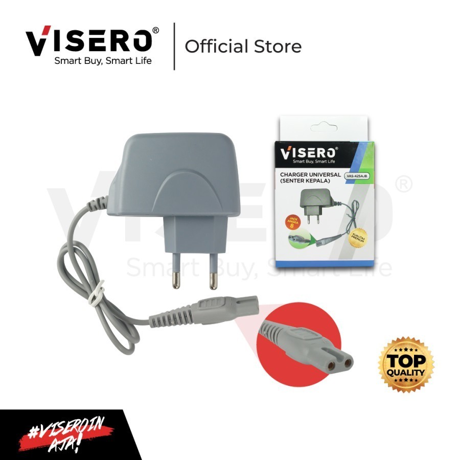 Adaptor Senter Kepala Luby Surya/Charger Senter angka 8 Slim
