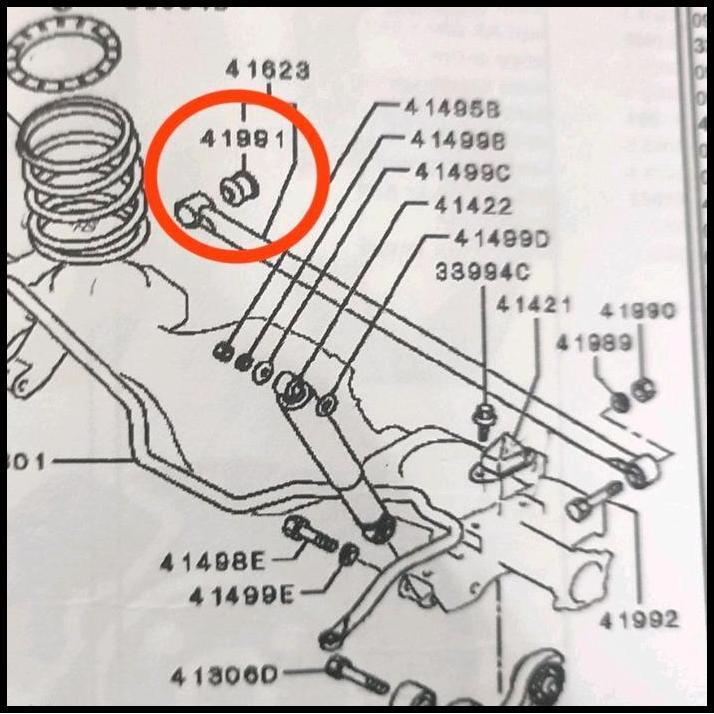 DISKON BUSHING SWAY BAR BELAKANG PAJERO SPORT