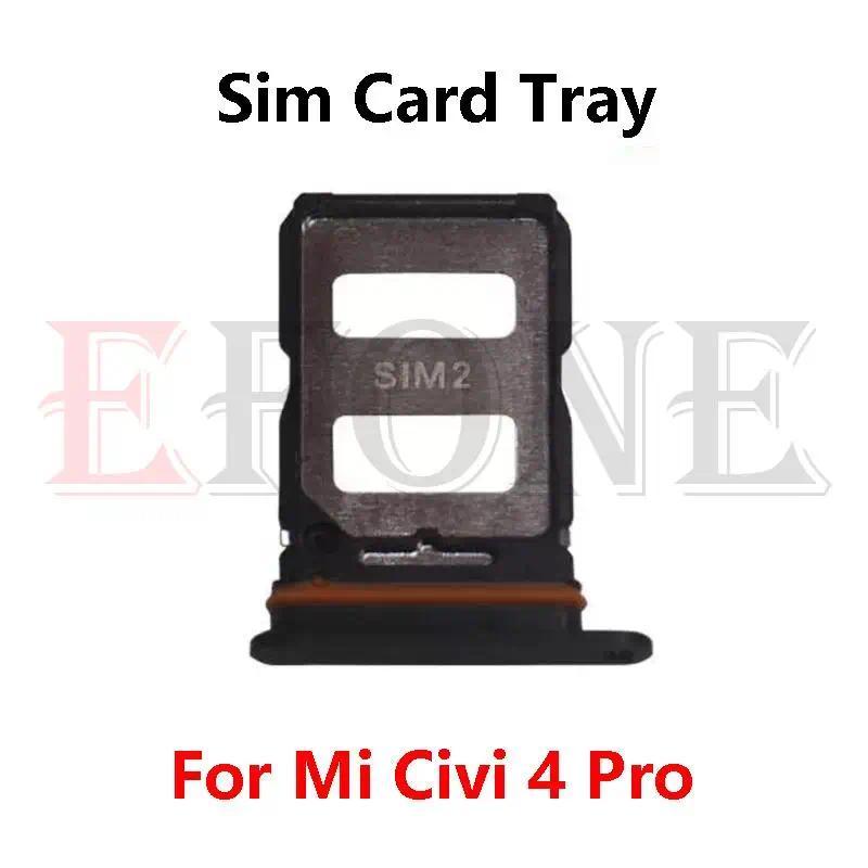 Phone SIM SD Card Tray For Civi 3 4 Pro Sim Card Slot Tray Holder Sim Card Reader Socket
