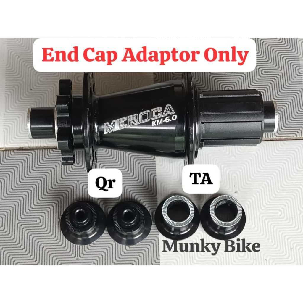 Foto Hub Freehub Adaptor End Cap Thru Axle TA Qr Quick Release untuk Meroca KM6.0 Boost non Boost