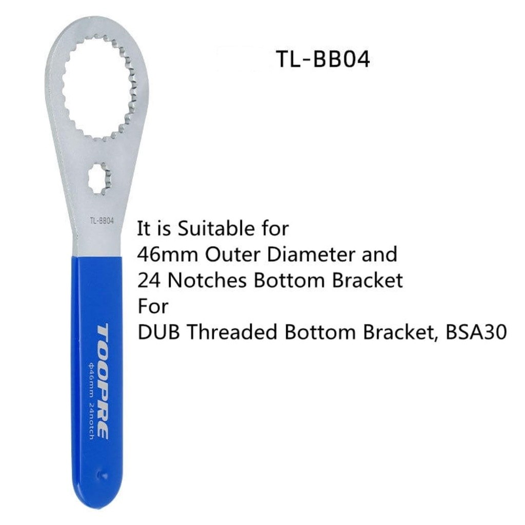 Foto Toopre Alat Tool Kunci BB 46mm DUB Toopre untuk buka Bottom bracket Sram DUB BSA30 sepeda