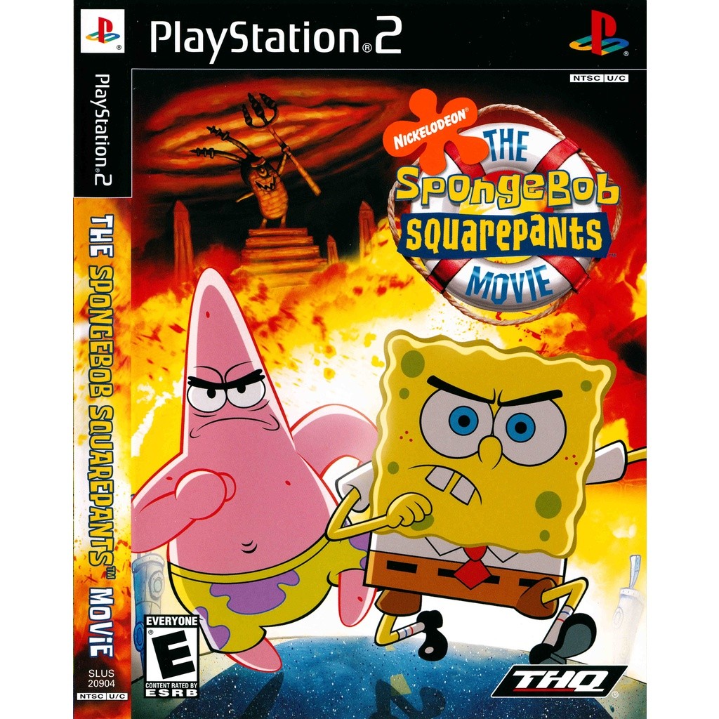 KASET DVD GAME PS2: SPONGEBOB SQUAREPANTS THE MOVIE