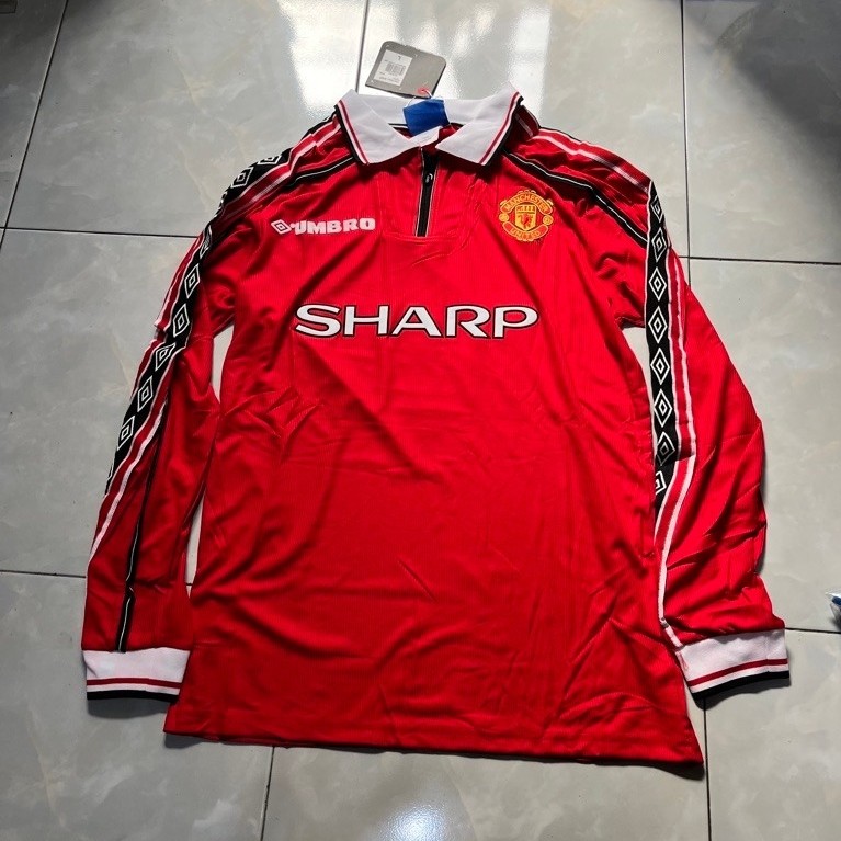 jersey MU 1999 Home GO Lengan Panjang
