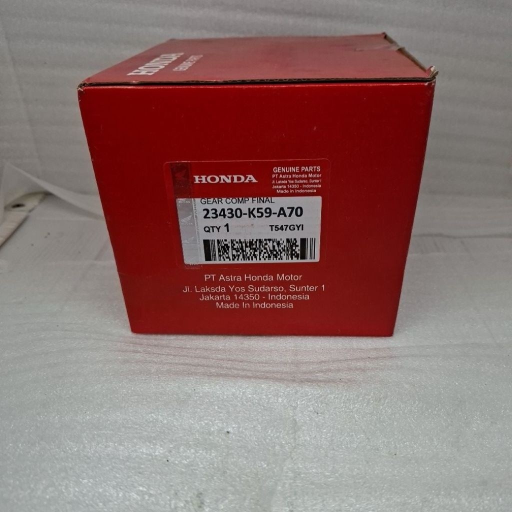 Gigi Rasio Set Assy Vario 150 K59 Gear Rasio Set Assy Vario 150 K59