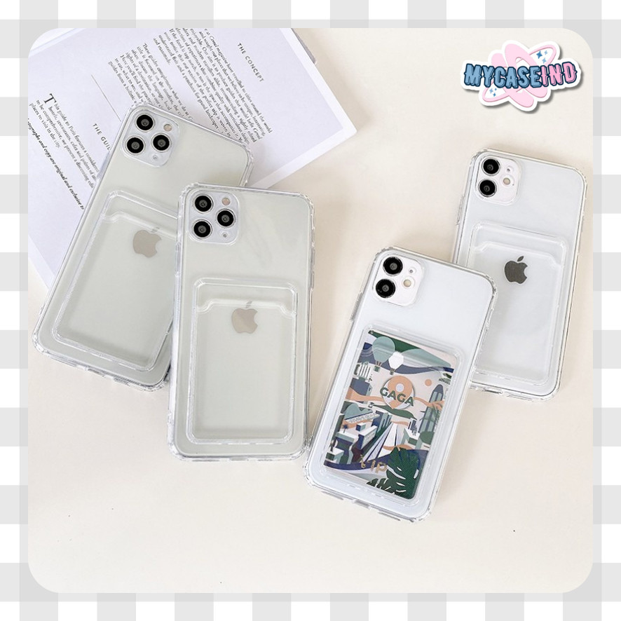 [MYCASEIND] CLEAR CARD CASE vivo Y36 y27 4G Y27 5G v27e v27 t1 pro 5g y02 y35 y22 y16 y91c v23e s1 p