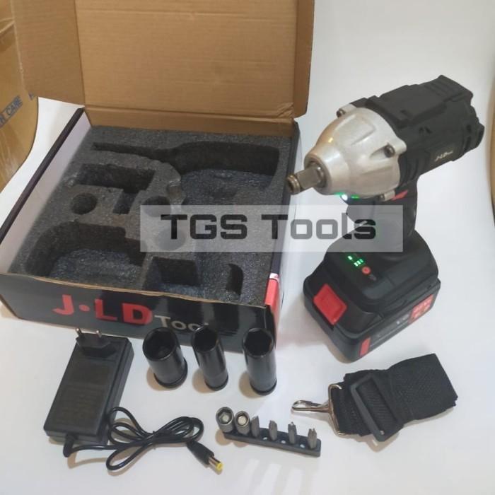 Cordless Impact Wrench 48V Brushless JLD 48S - Bor Obeng Kunci 48 Volt - JLD