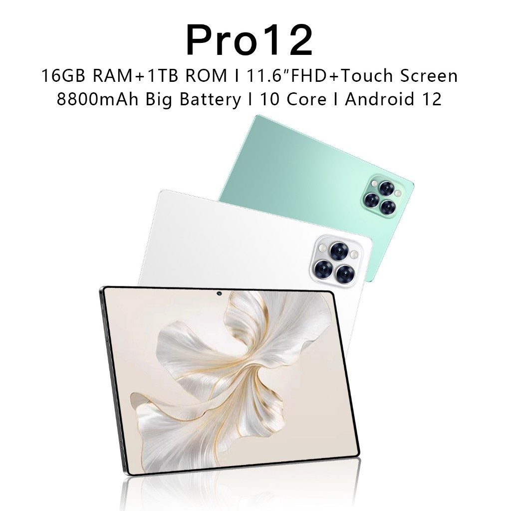 infxis Tablet Pro12 (16GB+1024GB)11.6inch"lPS Screen Tablet Android15 8800 mAh Dual Sim CardadvanTab