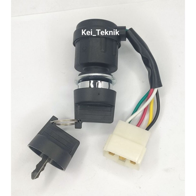 Kunci Kontak 5Kabel Genset Silent Generator Solar Onderdil Dinamo Diesel Switch Starter Sparepart