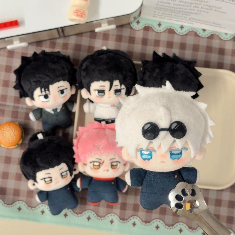 2D Jujutsu Kaisen anime merchandise dolls, Geto Suguru and Gojo Satoru cotton dolls