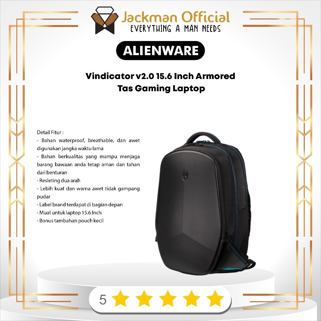 DELL ALIENWARE Vindicator v2.0 15.6 Armored Tas Gaming Laptop