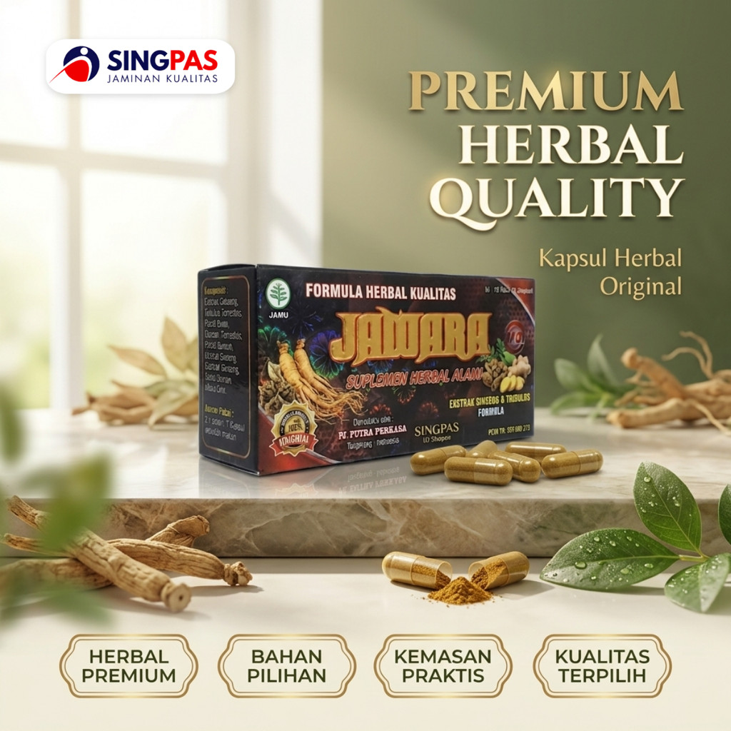 JAWARA Herbal Premium Isi 20 Kapsul (10 Sachet)