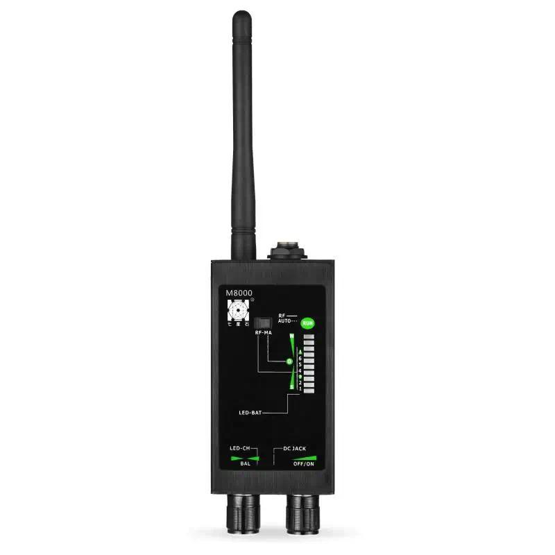 RF Bug Detector M8000 & Camera Finder X GPS Tracker Finder Camera Scanner Detectors Anti Spy Lens CD