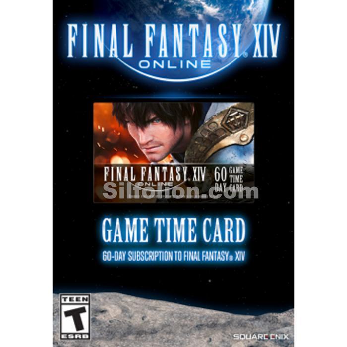 Final Fantasy XIV Game Time Card 60 Day Hari Region EU NA FF XIV FFXIV - Region EU