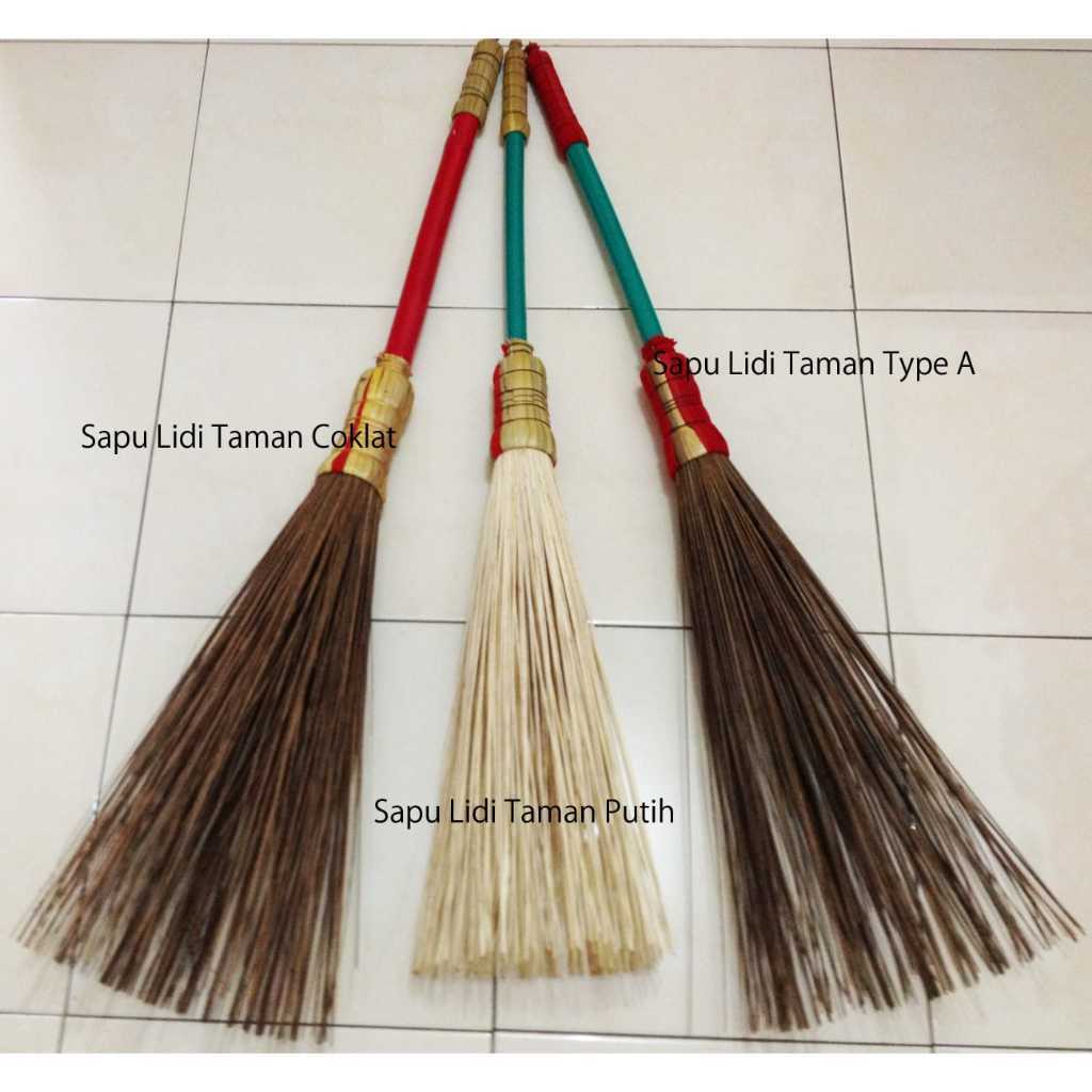Sapu lidi wlingi halaman panjang sapu lidi tangkai panjang