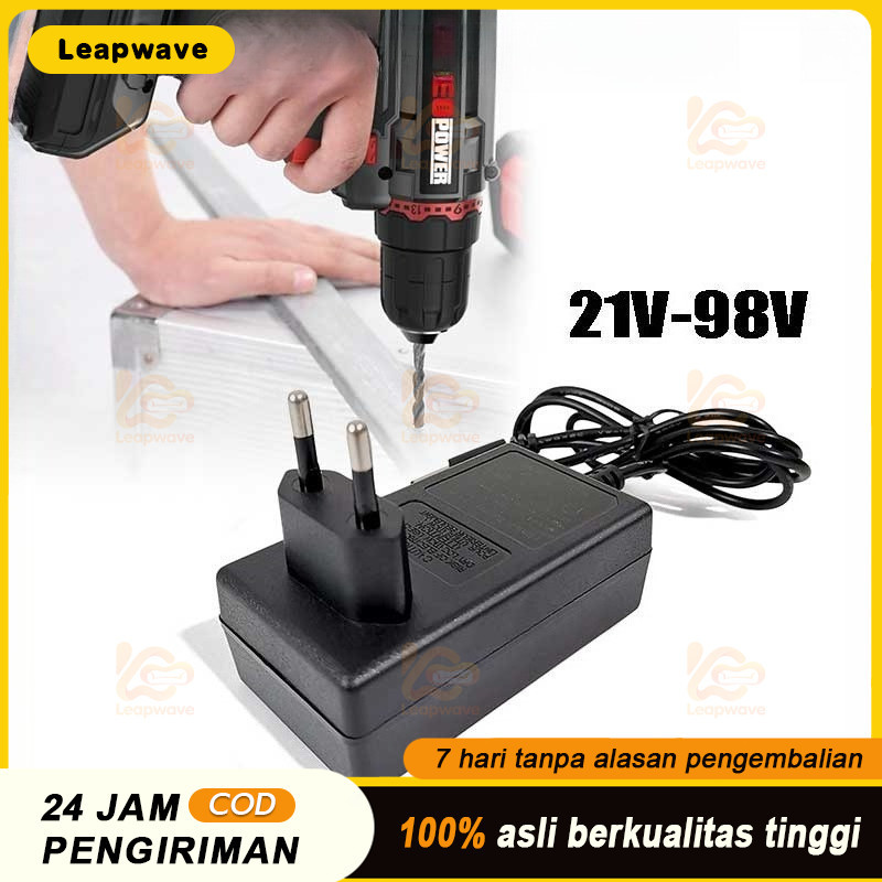 Charger Bor Batrai 21V Sampai 98V Untuk Semua Bor Cordless - 21V - 98V