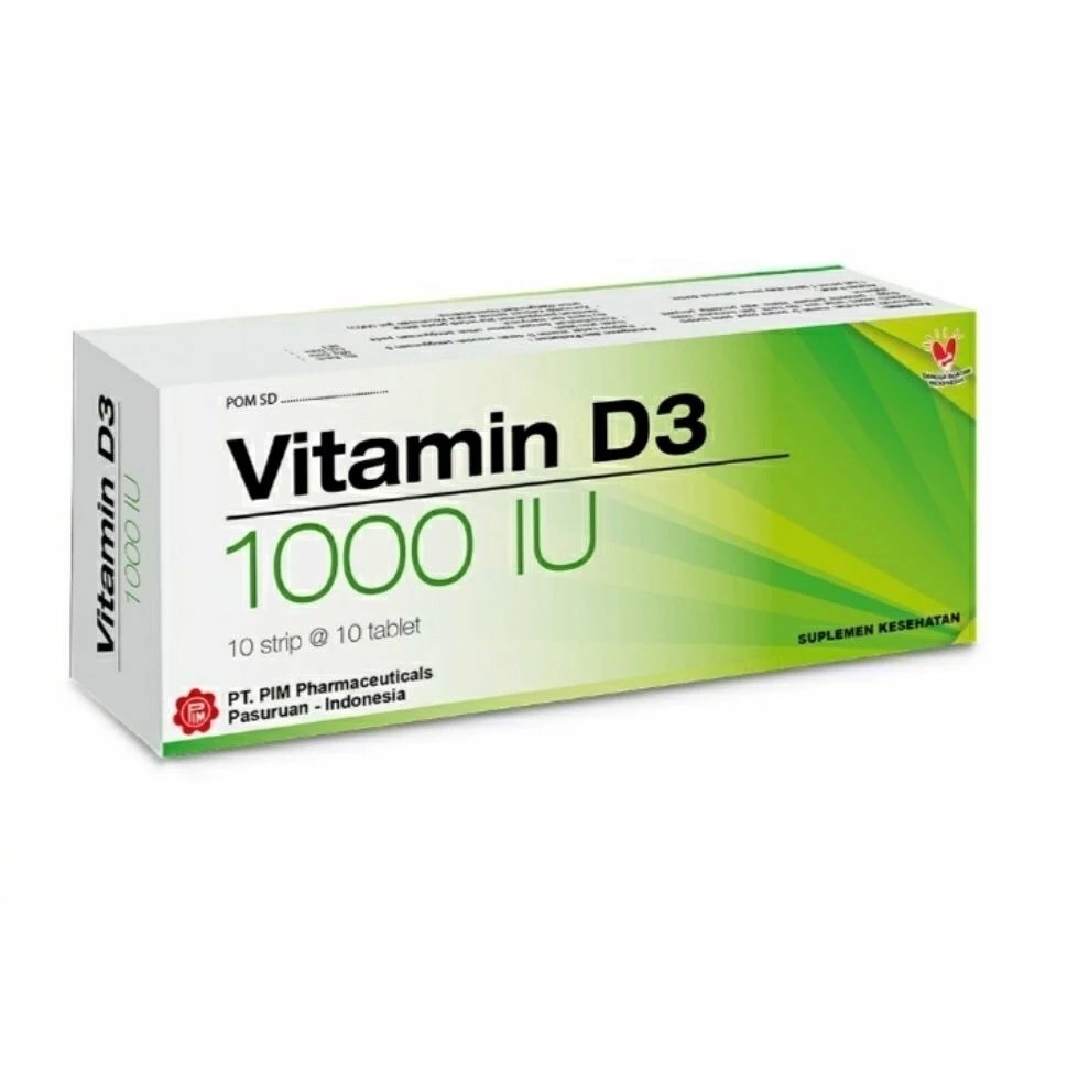 Vitamin D3 1000 IU Per Lembar / TM
