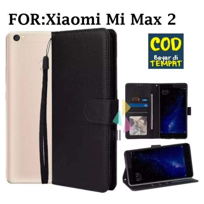 Limited Stok = Casing Untuk XIAOMI MI MAX 2 - Wallet Case Kulit - Casing Dompet Case Wallet Leather 