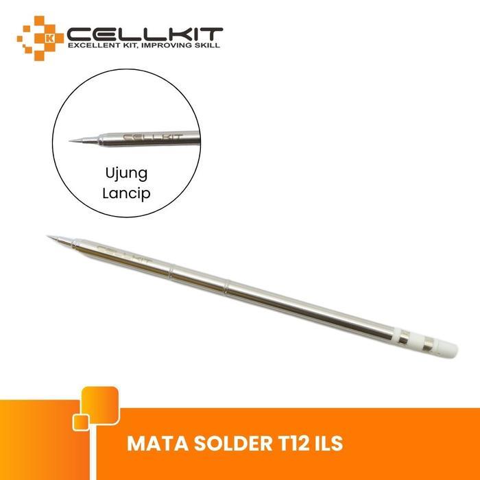 CELLKIT Mata Solder T12 ILS Lancip, JL02 Bengkok, K Pisau, KS Pisau Kecil Seri T12D T12x T12 Pro ST9